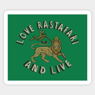 Love Rastafari And Live 1976 Sticker